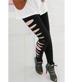 LEGGING PRETA RASGADA NA LATERAL